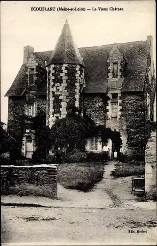 Ak Écouflant Maine et Loire, Le Vieux Chateau