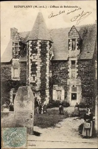 Ak Écouflant Maine et Loire, Chateau de Bellebranche