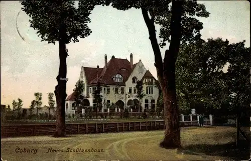 Ak Coburg in Oberfranken, Neues Schützenhaus