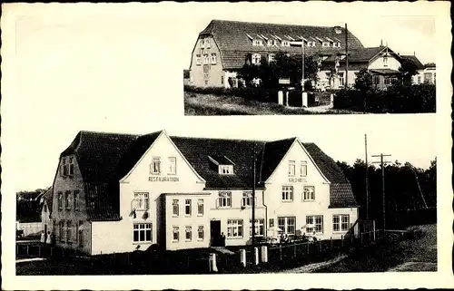 Ak Nordseebad Sankt Peter Ording, Waldhotel, Restauration, Inh. M. Albrecht