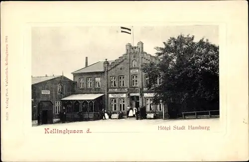 Ak Kellinghusen in Holstein, Hotel Stadt Hamburg