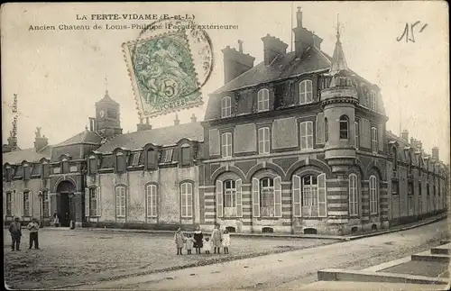 Ak La Ferté Vidame Eure et Loir, Ancien Chateau de Louis Philippe