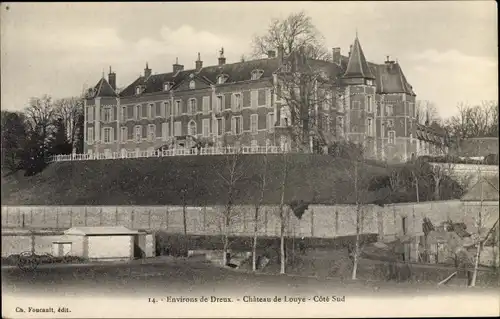 Ak Dreux Eure et Loir, Chateau de Louye