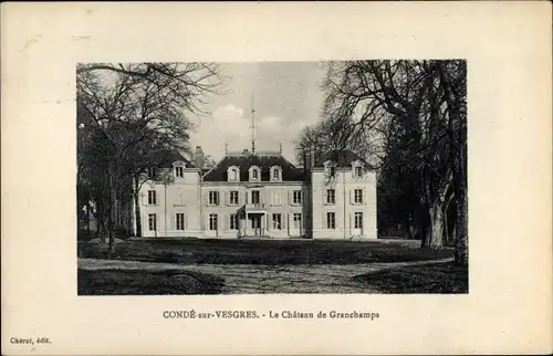 Ak Condé sur Vesgre Yvelines, Le Chateau du Granchamps