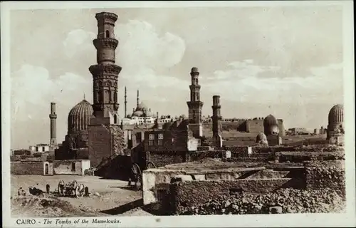 Ak Cairo Kairo Ägypten, Mamelukengräber