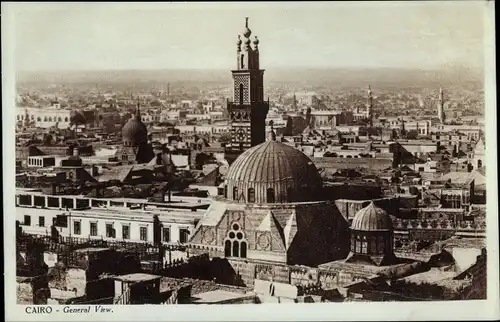 Ak Cairo Kairo Ägypten, Blick auf den Ort, Moschee