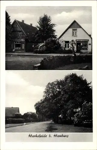 Ak Harksheide Norderstedt Schleswig Holstein, Geschäfte, Straßenansichten