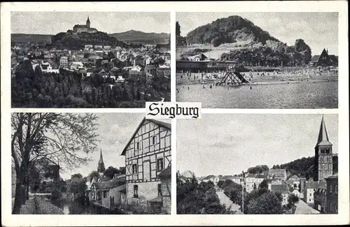 Ak Siegburg Rhein Sieg Kreis, Gesamtansicht