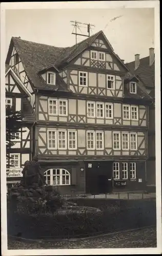 Ak Spangenberg in Hessen, Apotheke, Stammhaus der M. Woelm AG