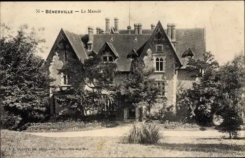 Ak Benerville Calvados, Le Manoir