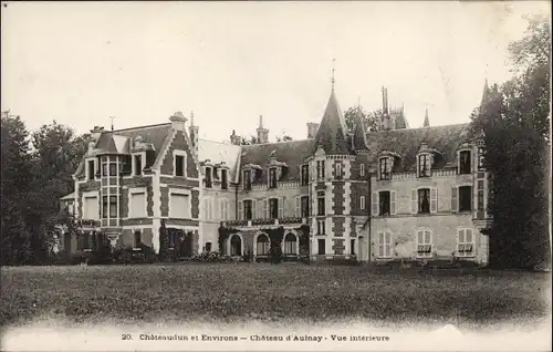 Ak Châteaudun Eure et Loir, Chateau d'Aulnay