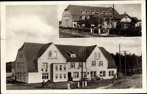 Ak Nordseebad Sankt Peter Ording, Wald Hotel