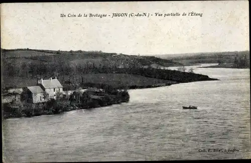 Ak Jugon Cotes d'Armor, Vue partielle de l'Etang