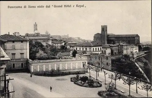 Ak Siena Toscana, Vista dal Grand Hotel e Royal