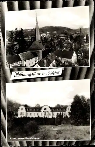 Ak Hoffnungsthal Rösrath im Rheinisch Bergischen Kreis, Teilansicht, Arbeiterwohlfahrtsheim