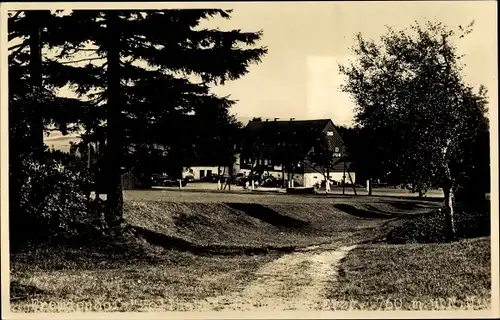 Foto Ak Hermsdorf im Osterzgebirge, Fremdenhof Zollhaus