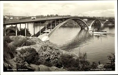 Ak Stockholm Schweden, Västerbron