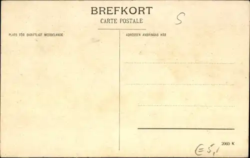 Ak Marstrand Schweden, Utsikt fran Marstrand