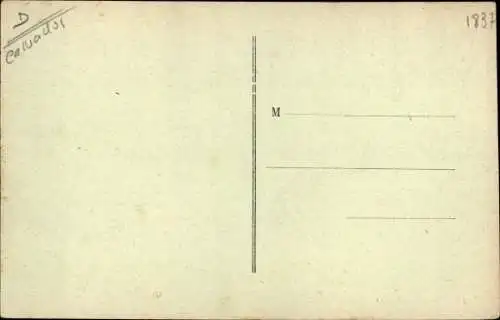 Ak Bernieres sur Mer Calvados, Route de Saint Aubin