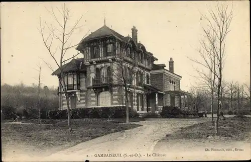 Ak Gambaiseuil Yvelines, Le Chateau