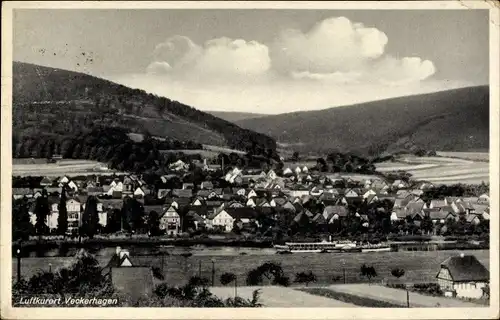 Ak Veckerhagen Reinhardshagen Weser, Gesamtansicht