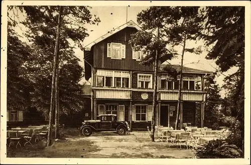 Ak Bad Gottleuba Berggießhübel, Städt. Berghotel Augustusberg