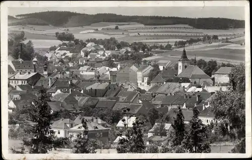 Ak Volyně Wollin Jihoceský kraj Südböhmen, Teilansicht aus der Vogelschau