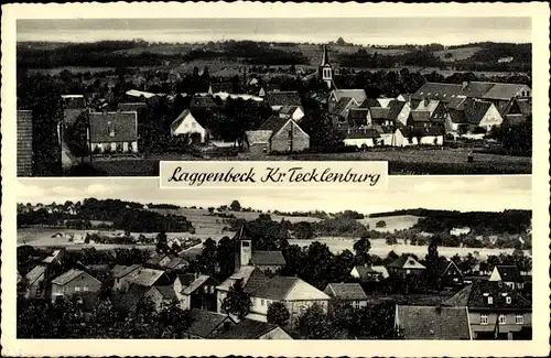 Ak Laggenbeck Ibbenbüren in Westfalen, Gesamtansicht