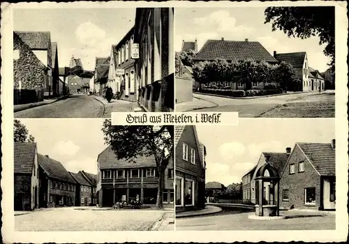 Ak Metelen in Westfalen, Straßenpartien, Gebäude