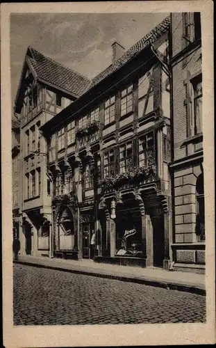 Ak Göttingen in Niedersachsen, Haus Börner, 1536, Schiffskehlenornament