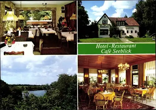 Ak Bilschau Sankelmark Oeversee in Schleswig Holstein, Hotel Restaurant Cafe Seeblick