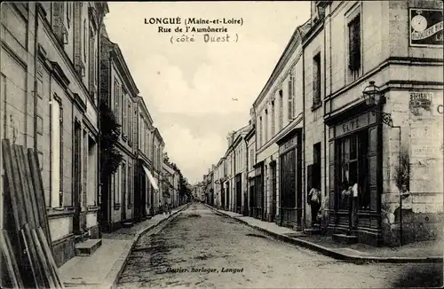 Ak Longué Maine et Loire, Rue de l'Aumonerie