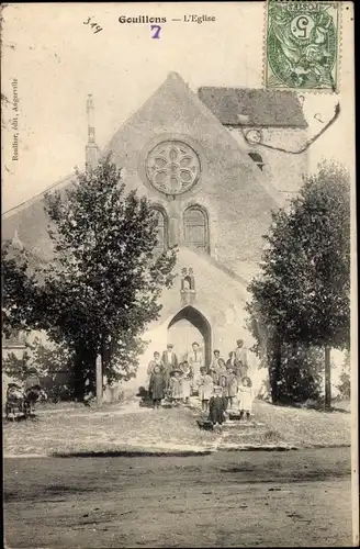 Ak Gouillons Eure et Loir, L'Eglise