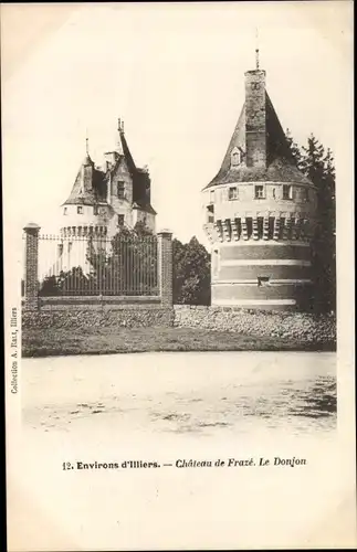 Ak Illiers Eure et Loir, Chateau de Fraze