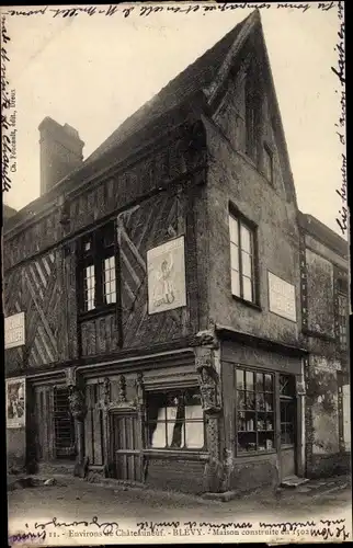 Ak Blevy Eure et Loir, Maison