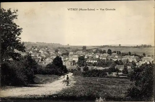 Ak Vitrey Haute Saône, Vue générale