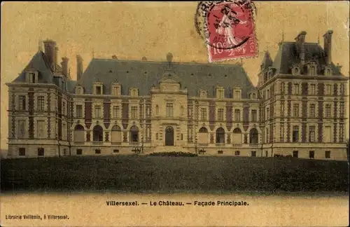 Ak Villersexel Haute Saône, Chateau, Facade Principale