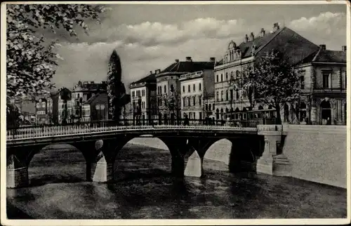 Ak Sarajevo Bosnien Herzegowina, Principbrücke