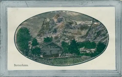 Präge Passepartout Ak Kanton Bern Schweiz, Bernerhaus