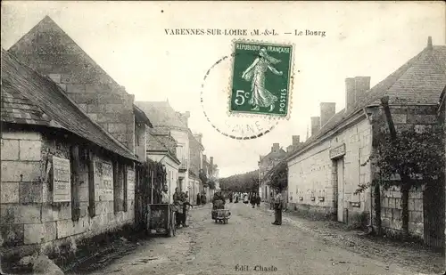 Ak Varennes sur Loire Maine et Loire, Le Bourg