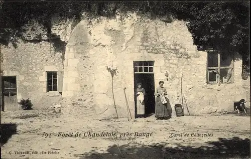 Ak Baugé Maine et Loire, Foret de Chandelais