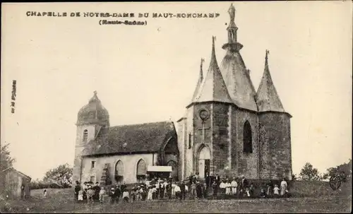 Ak Ronchamp Haute Saône, Chapelle de Notre Dame du Haut