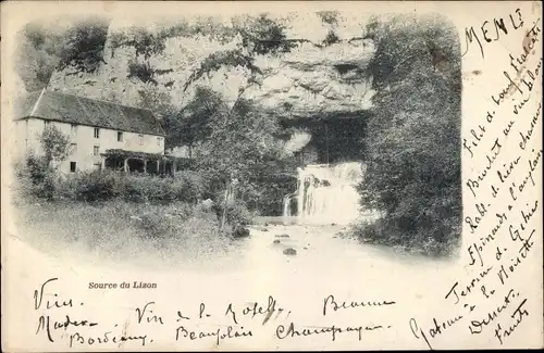 Ak Nans sous Sainte Anne Doubs, Source du Lison