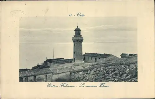 Ak Sète Cette Hérault, Leuchtturm, nouveau Phare