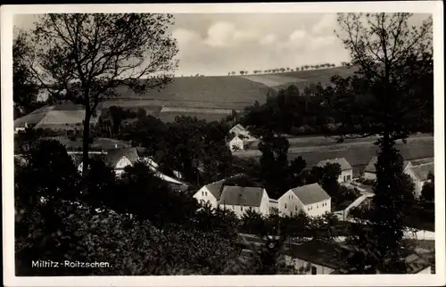 Ak Miltitz Roitzschen Klipphausen in Sachsen, Panorama