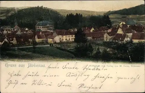 Ak Birkenau im Odenwald Hessen, Blick auf den Ort