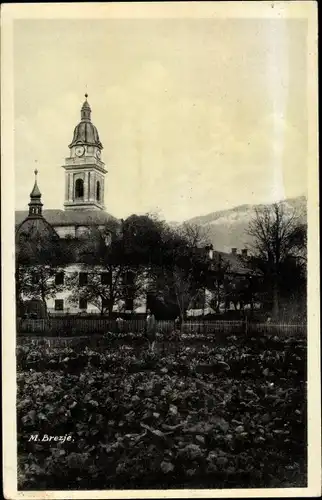 Ak Brezje Pirkendorf in der Oberkrain Slowenien, Wallfahrtskirche