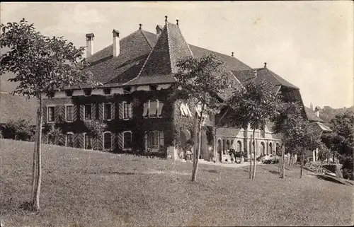 Ak Gorgier Kt Neuenburg, Ferme du Chateau de Gorgier