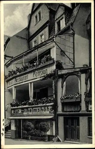 Ak Kamp Bornhofen am Rhein, Hotel, Gasthaus Wilhelmshöhe