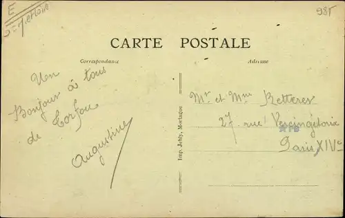 Ak Torfou Maine et Loire, Route de Nantes